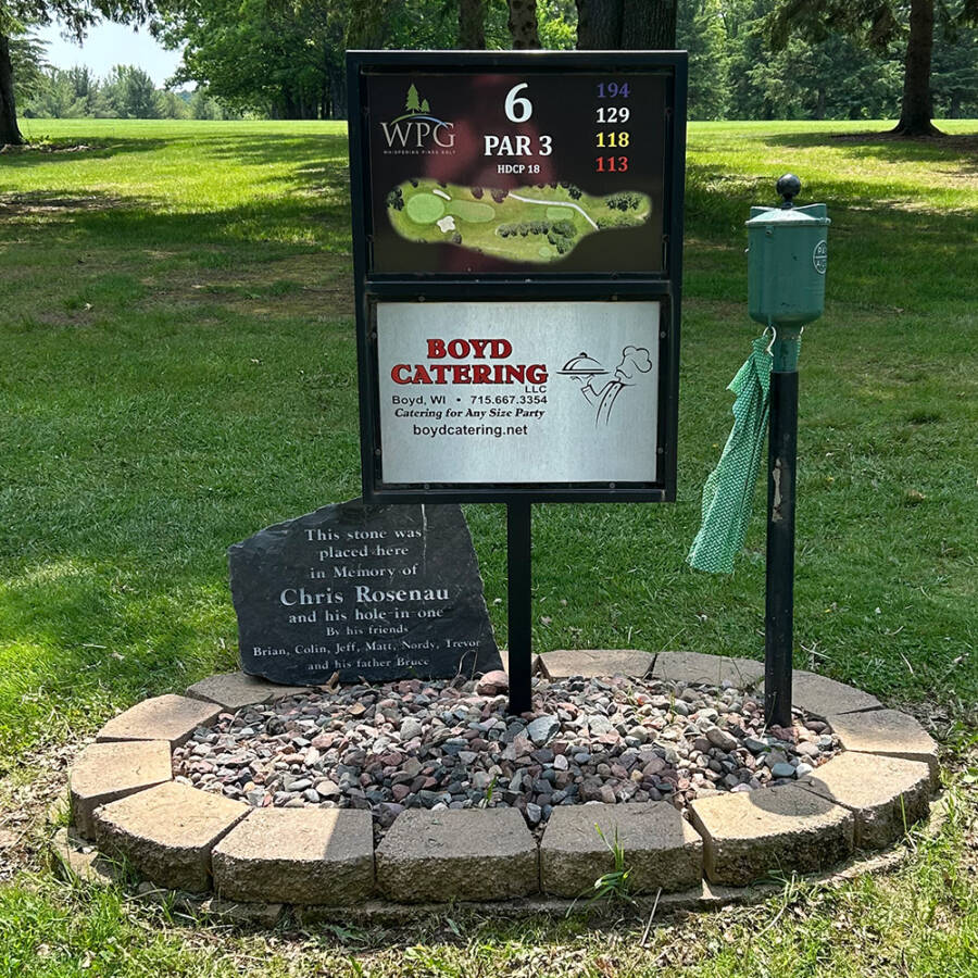 Hole 6 at Whispering Pines