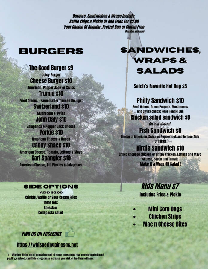 Menu - Back